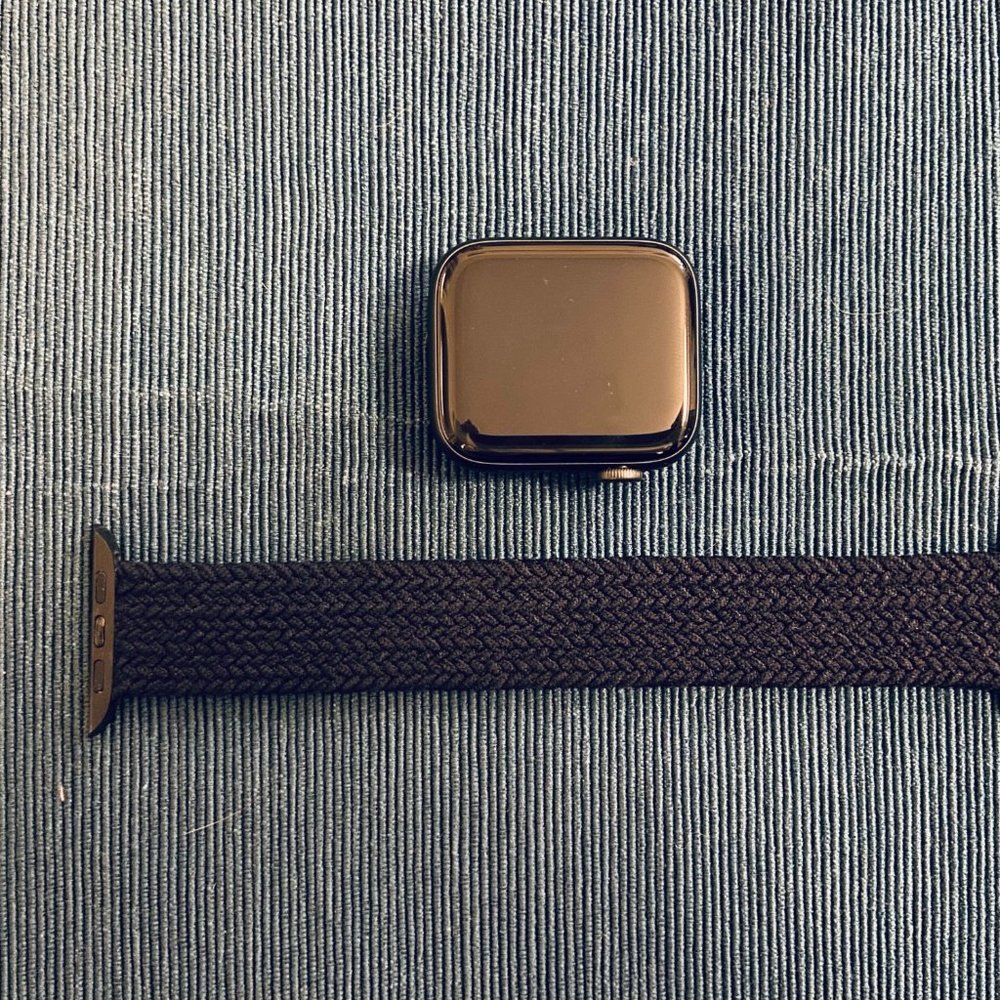 NEW Charcoal Braided Solo Loop For Apple Watch - Picture 4 of 7